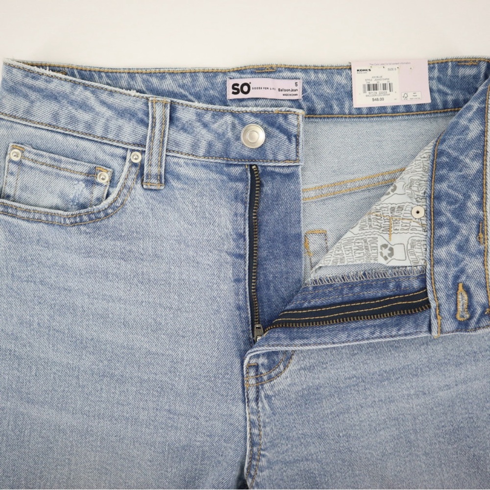 SO Goods for Life Women's Barrel Jeans Sz 5 - Picture 5 of 8